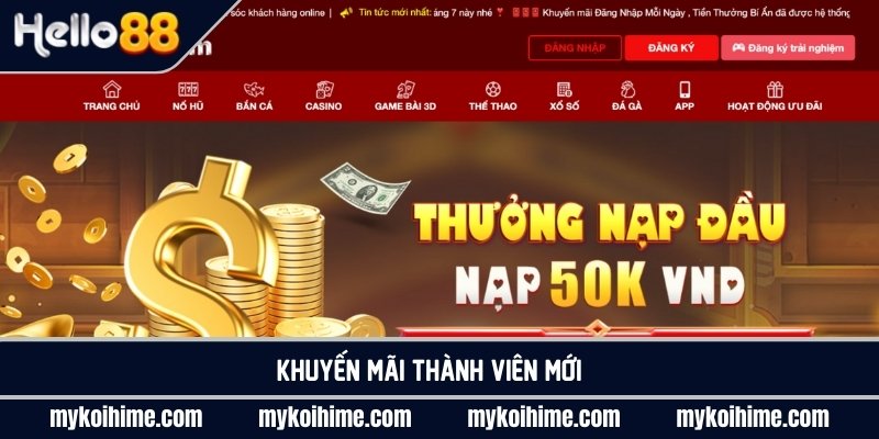 Khuyến mãi thành viên mới