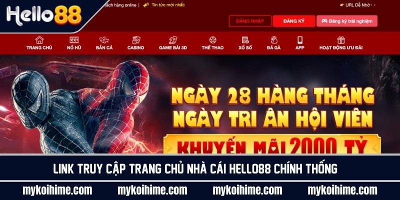 Link truy cập trang chủ nhà cái Hello88 chính thức